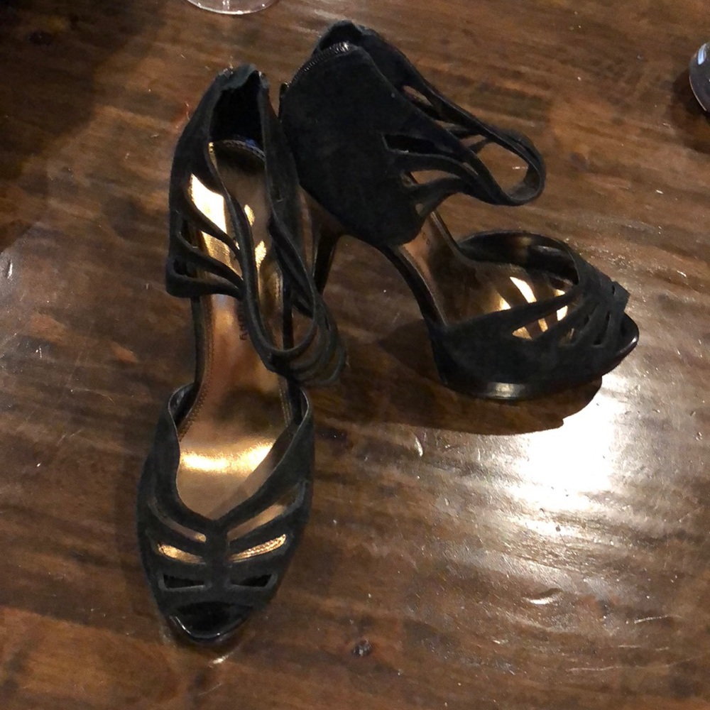 Black high heels